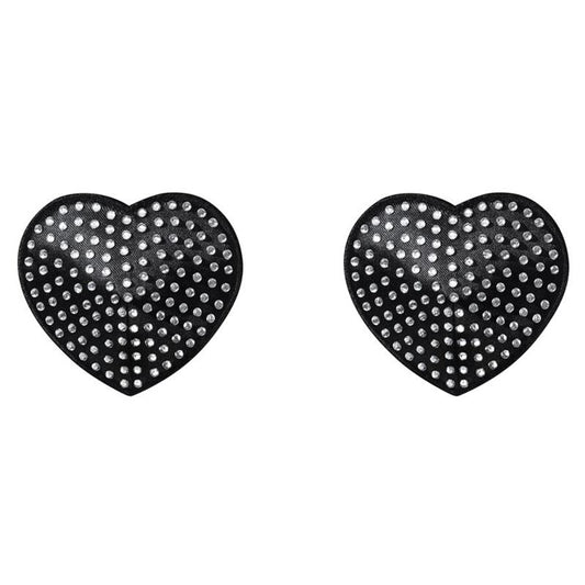 OBSESSIVE - A750 PEZONERAS DE CORAZÓN CON CRISTALES TALLA ÚNICA