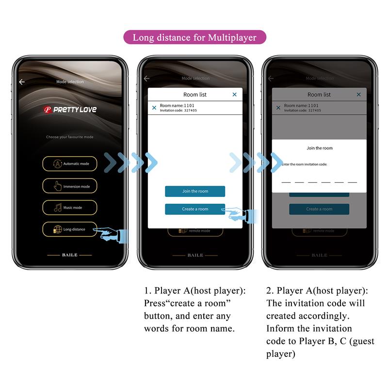 PRETTYLOVE - AARI JUGUETE PARA PAREJAS CON VIBRACIÓN Y GOLPETEO Y APP