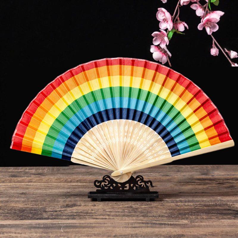 PRIDE - ABANICO DE BAMBÚ LGBT