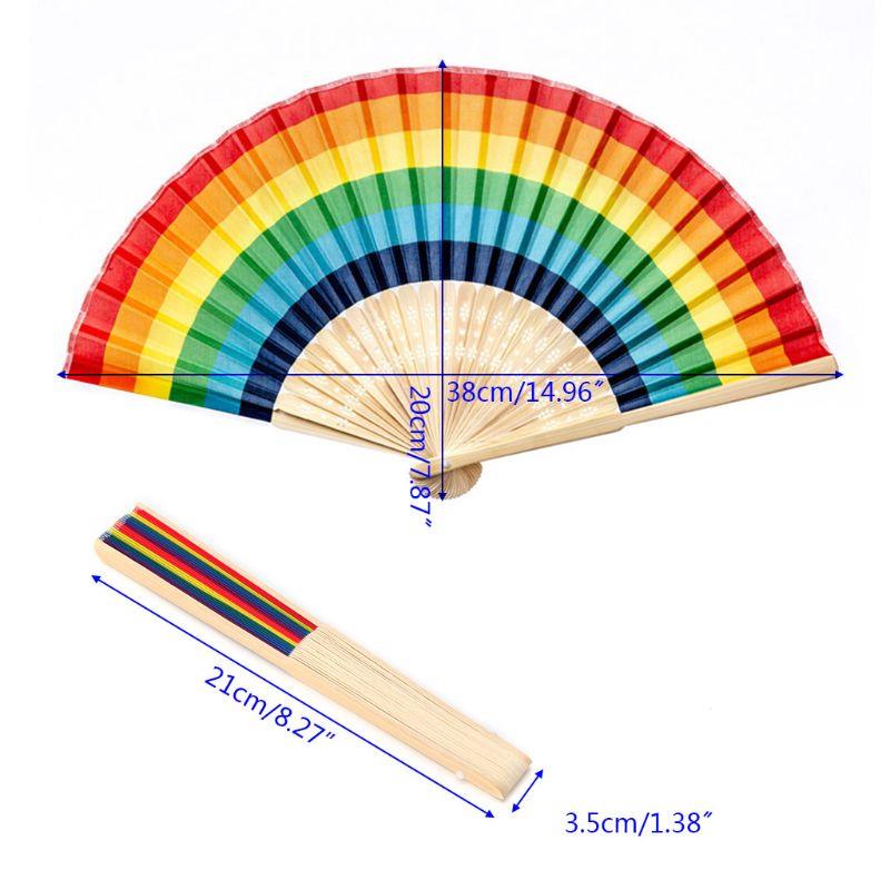 PRIDE - ABANICO DE BAMBÚ LGBT