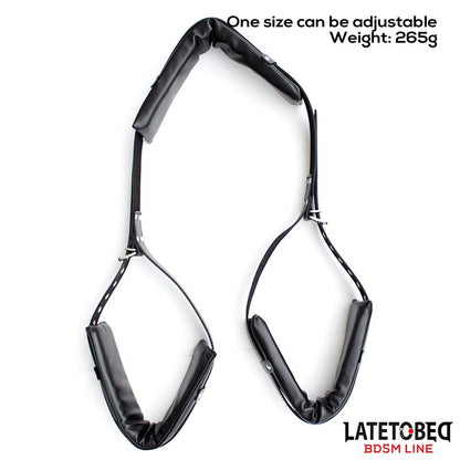 LATETOBED BDSM LINE - ACCESORIO PARA POSICIONES CON ZONA ACOLCHADO AJUSTABLE