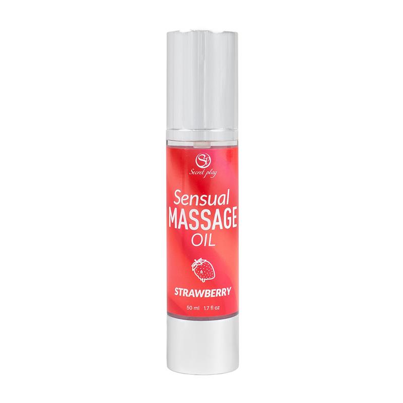 SECRET PLAY - ACEITE DE MASAJE SENSUAL FRESA 50ML