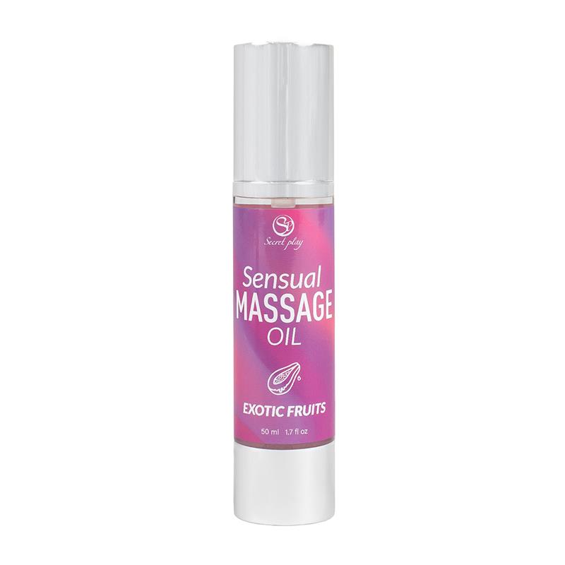 SECRET PLAY - ACEITE DE MASAJE SENSUAL FRUTAS EXÓTICAS 50 ML.
