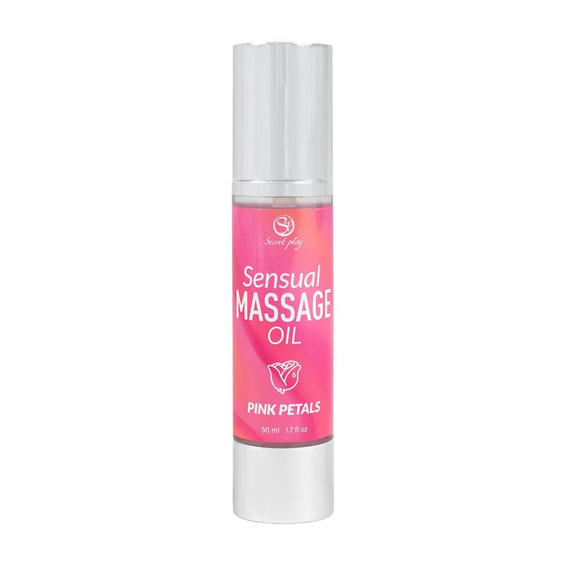SECRET PLAY - ACEITE DE MASAJE SENSUAL PÉTALOS ROSA 50 ML.