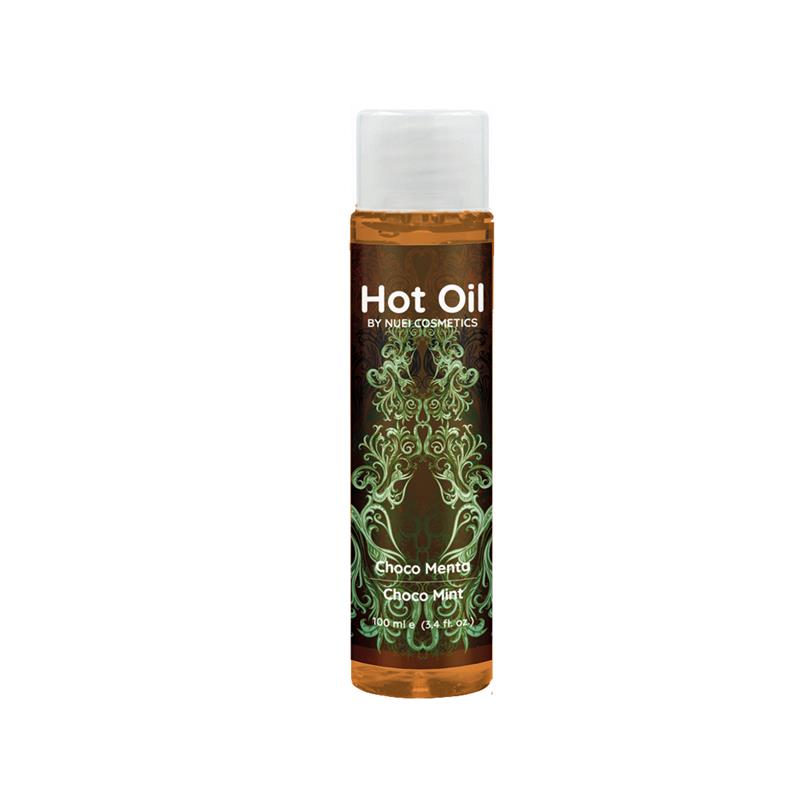 NUEI COSMETICS - ACEITE HOT OIL CHOCO MENTA EFECTO CALOR 100