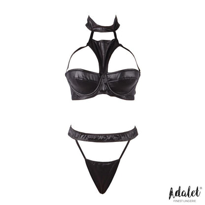 ADALET LINGERIE - ADDIS SET SUJETADOR CON CHOKER Y TANGA ALTO
