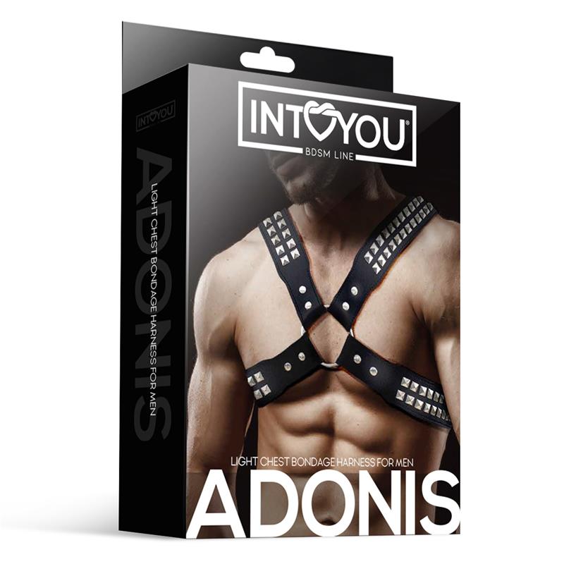 INTOYOU BDSM LINE - ADONIS ARNÉS MASCULINO PARA EL PECHO CUERO VEGANO