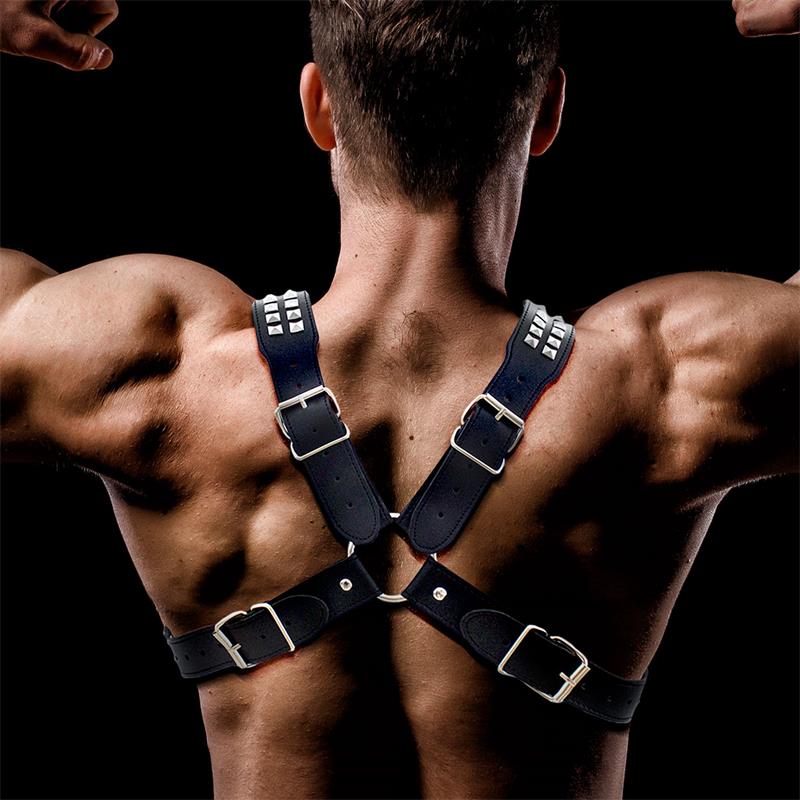 INTOYOU BDSM LINE - ADONIS ARNÉS MASCULINO PARA EL PECHO CUERO VEGANO