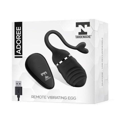TARDENOCHE - ADOREE HUEVO VIBRADOR USB CONTROL REMOTO USB SILICONA