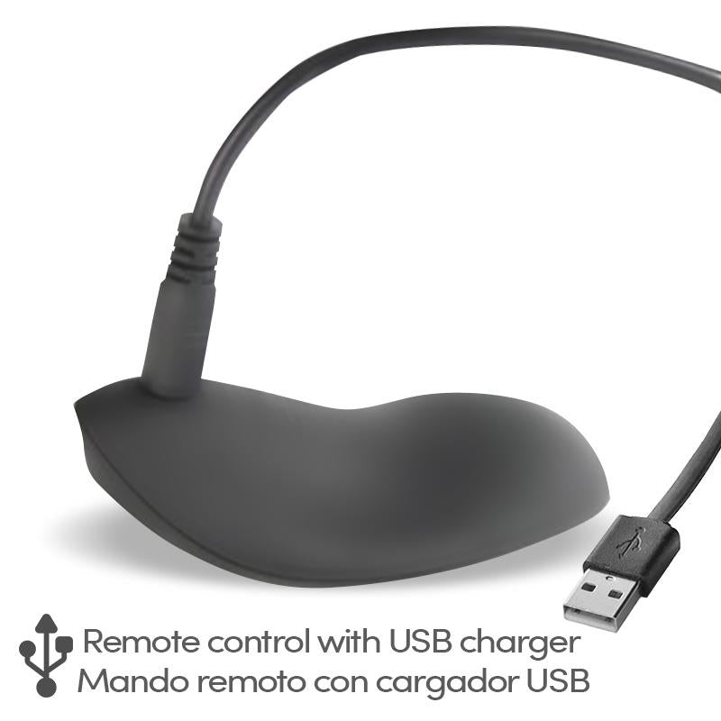 TARDENOCHE - ADOREE HUEVO VIBRADOR USB CONTROL REMOTO USB SILICONA