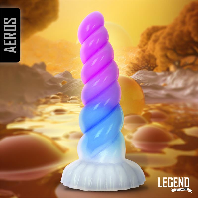 LEGEND - AEROS DILDO SILICONA LÍQUIDA 21,5 CM