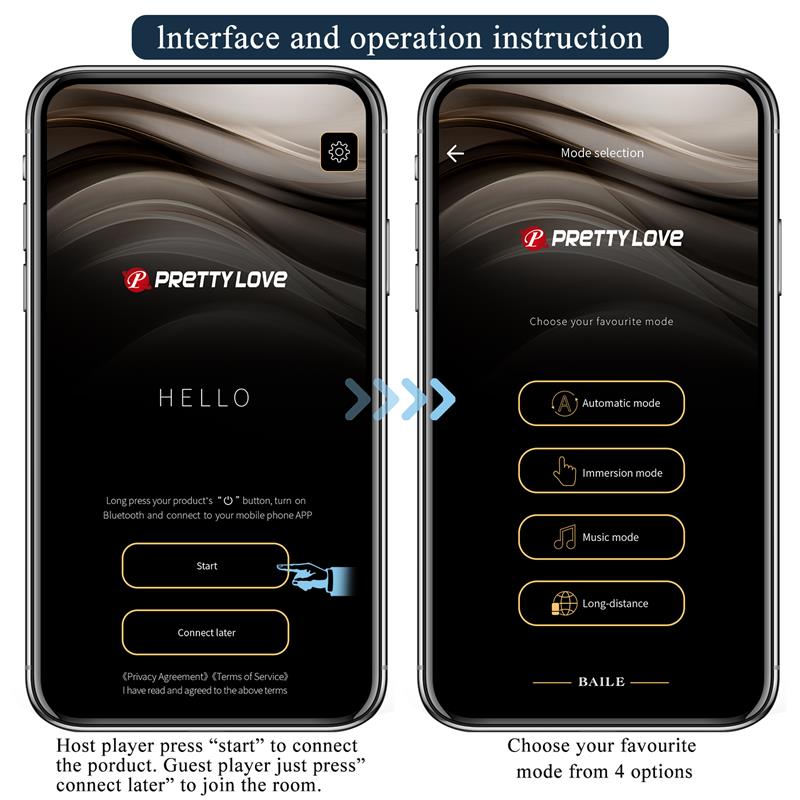 PRETTYLOVE - AETHON ESTIMULADOR DE BRAGUITA CON APP