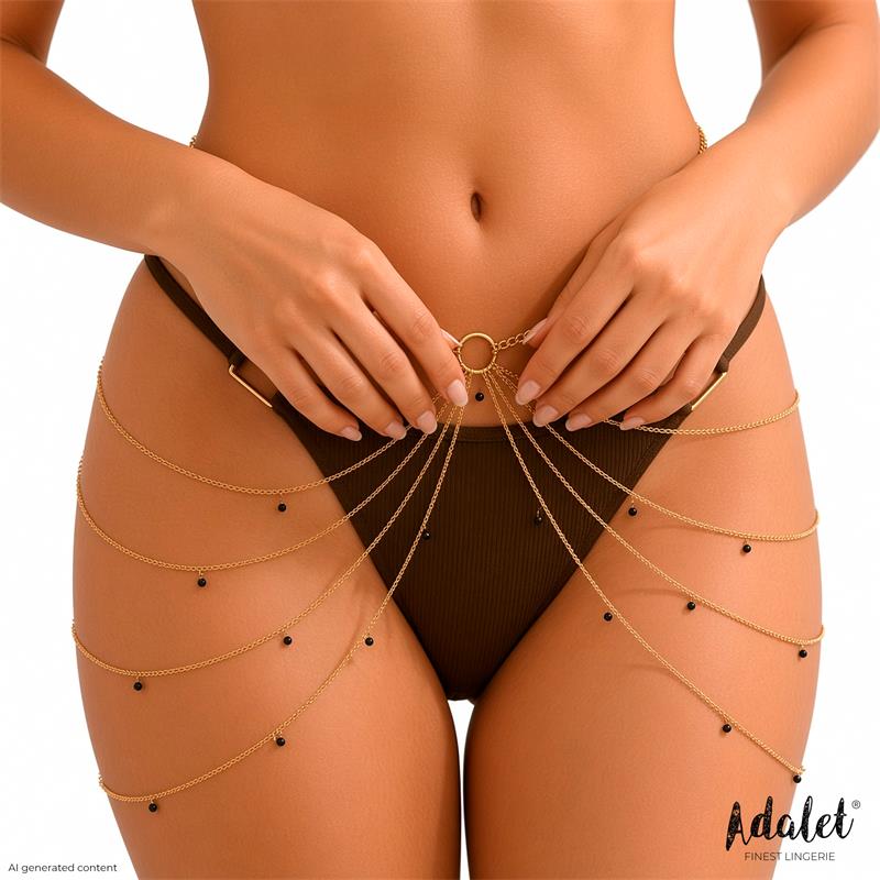ADALET LINGERIE - ALESSIA CADENA PARA LA CADERA DORADO TALLA ÚNICA