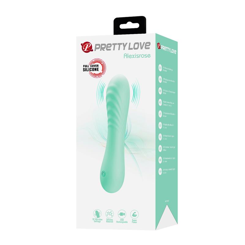 PRETTYLOVE - ALEXISROSE VIBRADOR FULL SILICONE
