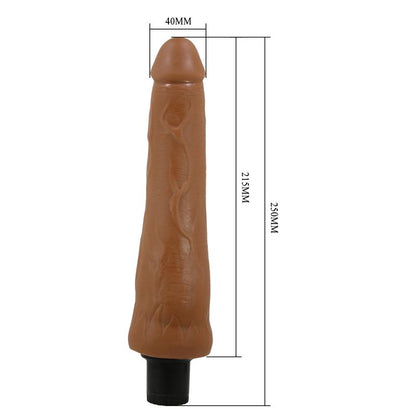 PRETTYLOVE - ALFREDO DILDO CON PIEL RETRACTIL 9,8