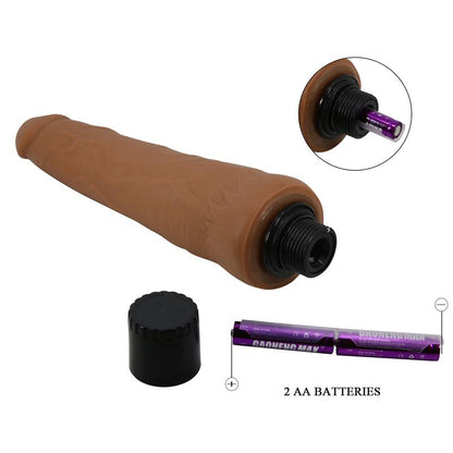 PRETTYLOVE - ALFREDO DILDO CON PIEL RETRACTIL 9,8