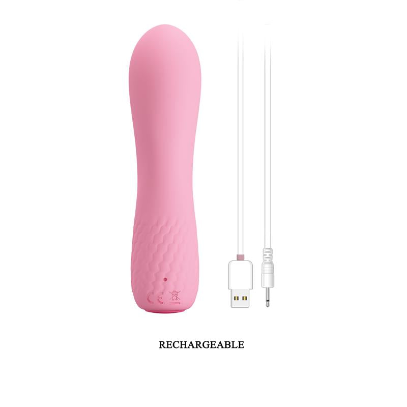 PRETTYLOVE - ALICE VIBRADOR 12 FUNCIONES ROSA CLARO