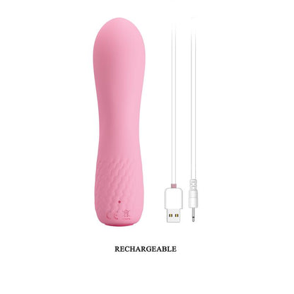 PRETTYLOVE - ALICE VIBRADOR 12 FUNCIONES ROSA CLARO