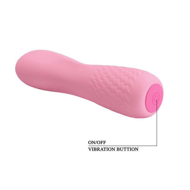 PRETTYLOVE - ALICE VIBRADOR 12 FUNCIONES ROSA CLARO
