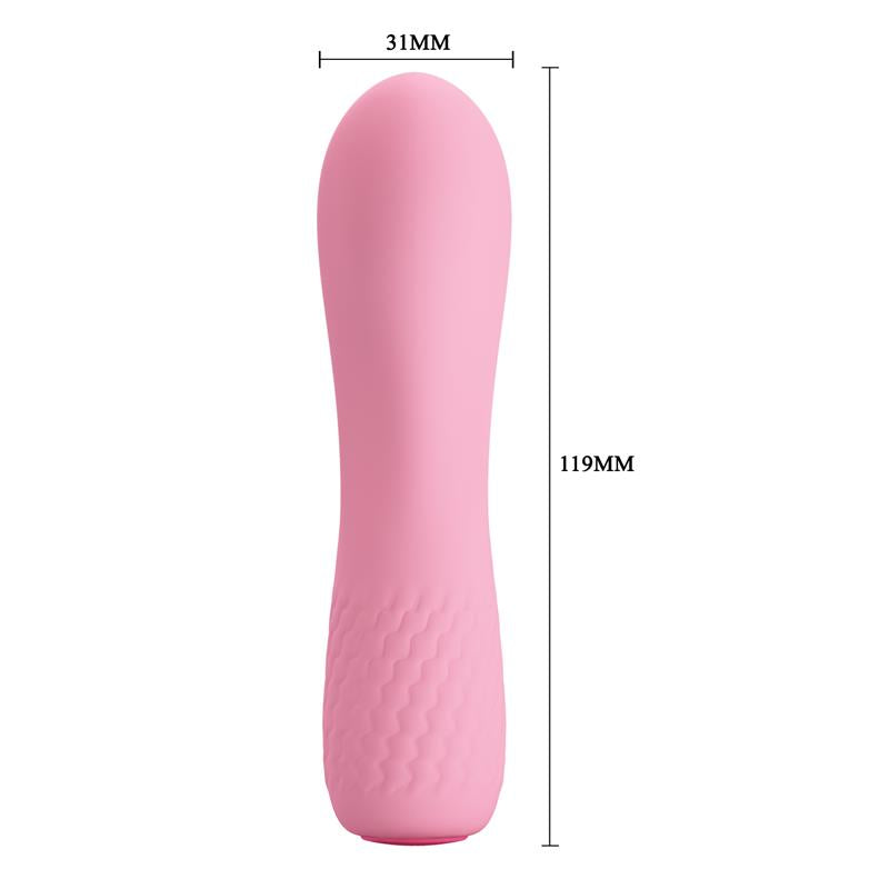 PRETTYLOVE - ALICE VIBRADOR 12 FUNCIONES ROSA CLARO
