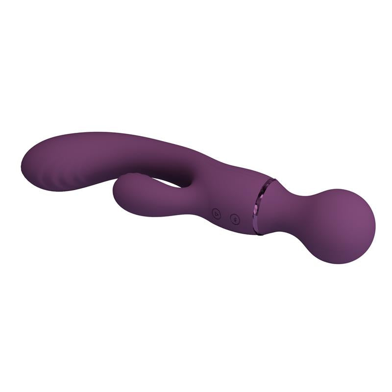 PRETTYLOVE - ALL ROUNDET VIBRADOR Y MASAJEADOR 2 EN 1