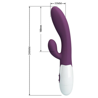 PRETTYLOVE - ALVIS VIBRADOR 30 FUNCIONES PURPURA