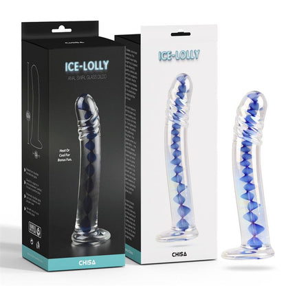 CHISA - ANAL SWIRL DILDO ANAL DE CRISTAL 6.7