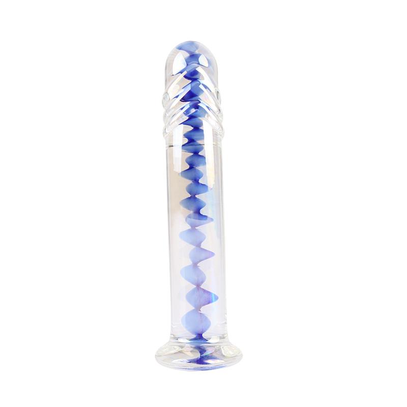 CHISA - ANAL SWIRL DILDO ANAL DE CRISTAL 6.7