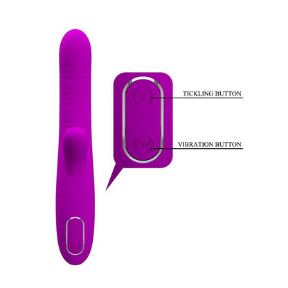 PRETTYLOVE - ANGELIQUE VIBRADOR CON MOVIMIENTO FINGER USB
