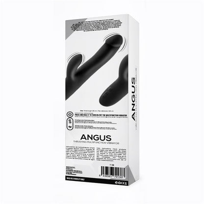 TARDENOCHE - ANGUS VIBRADOR CON FUNCIÓN DE MOVIMIENTO THRUSTING 2 MOTORES SILICONA USB