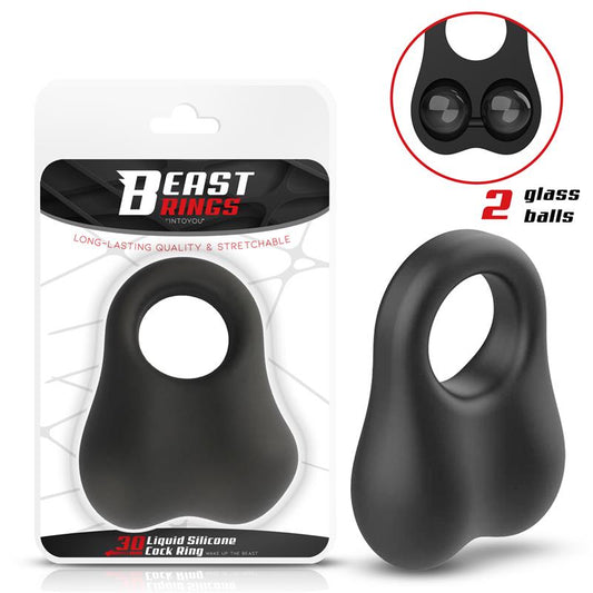 BEAST RINGS - ANILLO CON BOLAS INTERNAS SILICONA LIQUIDA 30 MM