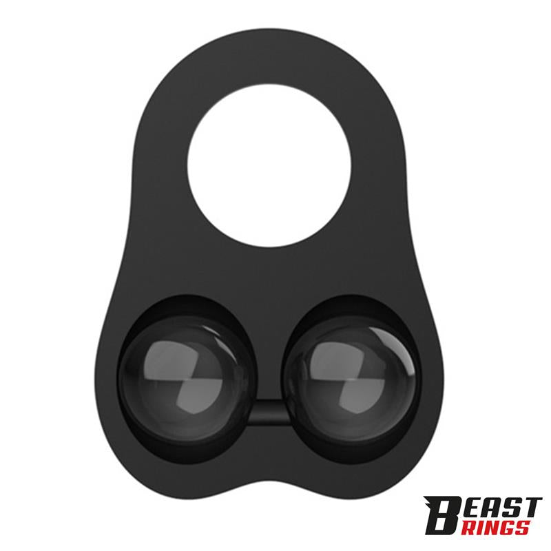 BEAST RINGS - ANILLO CON BOLAS INTERNAS SILICONA LIQUIDA 30 MM