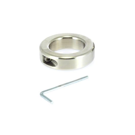 BONDAGE PLAY - ANILLO DE ACERO INOX  TESTÍCULOS