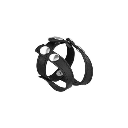 BONDAGE PLAY - ANILLO DE CUERO PARA LOS TESTÍCULOS