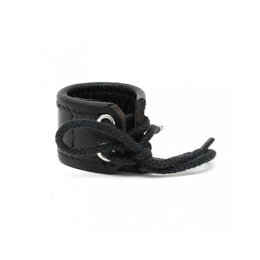 BONDAGE PLAY - ANILLO DE CUERO PARA TESTÍCULOS AJUSTABLE