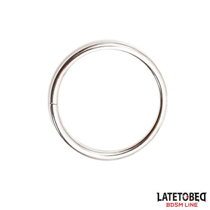 LATETOBED BDSM LINE - ANILLO DE METAL DIÁM. INT. 4 CM DIÁM. EXT. 4.8 CM