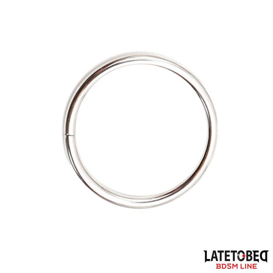 LATETOBED BDSM LINE - ANILLO DE METAL DIÁM. INT. 4 CM DIÁM. EXT. 4.8 CM