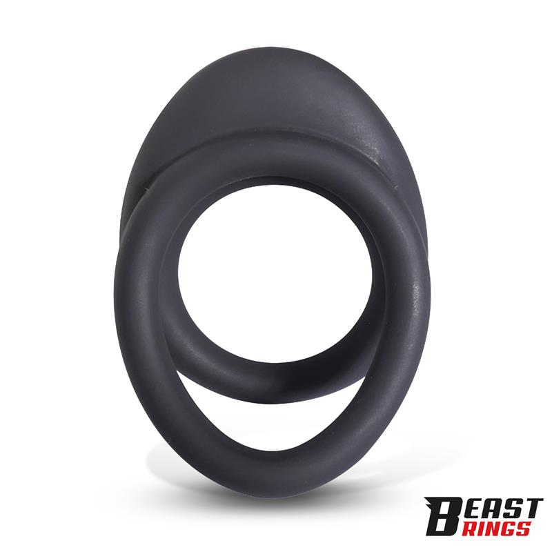 BEAST RINGS - ANILLO DOBLE PARA EL PENE 37/45 MM