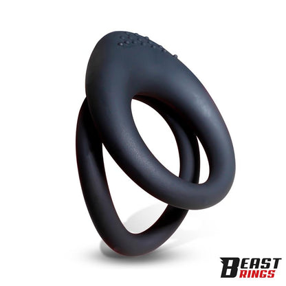 BEAST RINGS - ANILLO DOBLE PARA EL PENE 37/45 MM