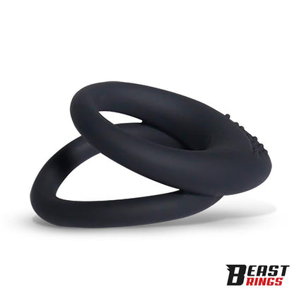 BEAST RINGS - ANILLO DOBLE PARA EL PENE 37/45 MM