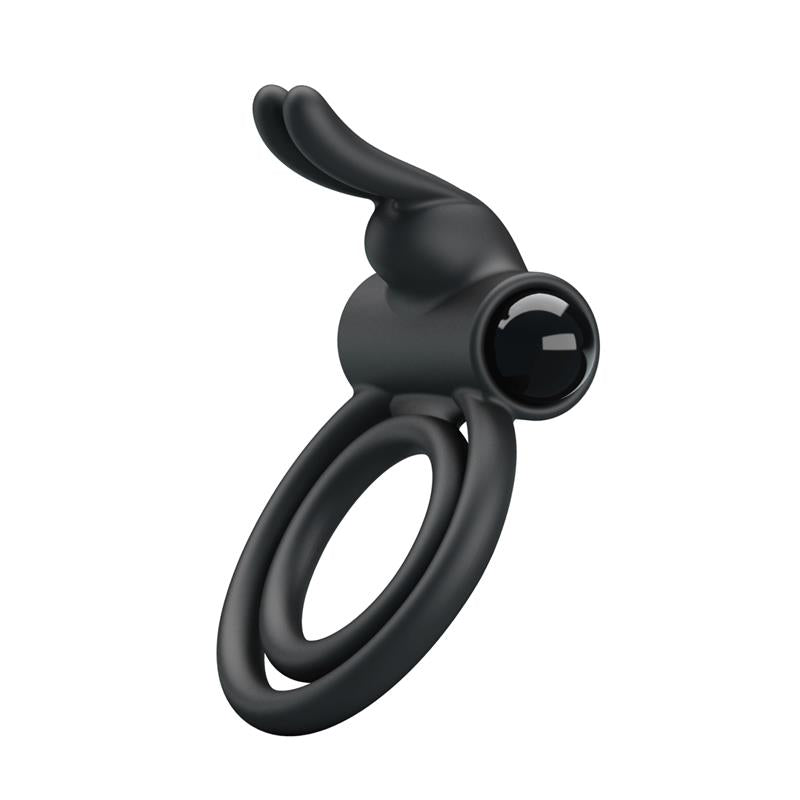 PRETTYLOVE - ANILLO DOBLE PARA EL PENE CON VIBRACIÓN OSMOND