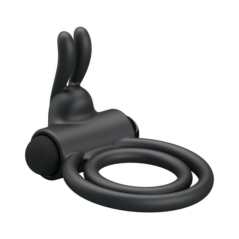 PRETTYLOVE - ANILLO DOBLE PARA EL PENE CON VIBRACIÓN OSMOND