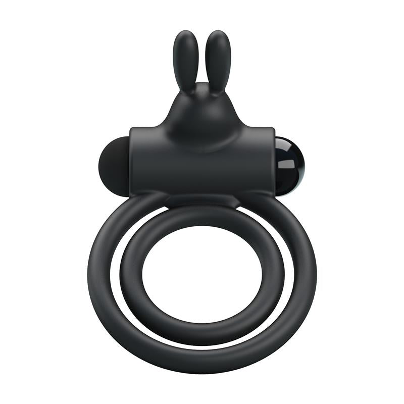 PRETTYLOVE - ANILLO DOBLE PARA EL PENE CON VIBRACIÓN OSMOND