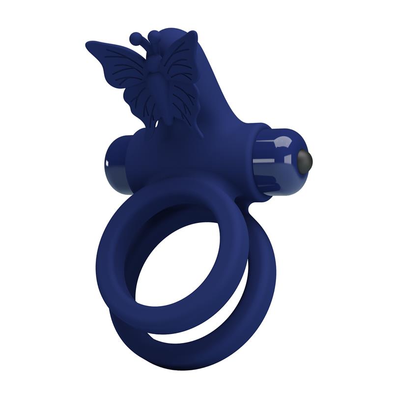 PRETTYLOVE - ANILLO DOBLE PARA EL PENE CON VIBRACIÓN