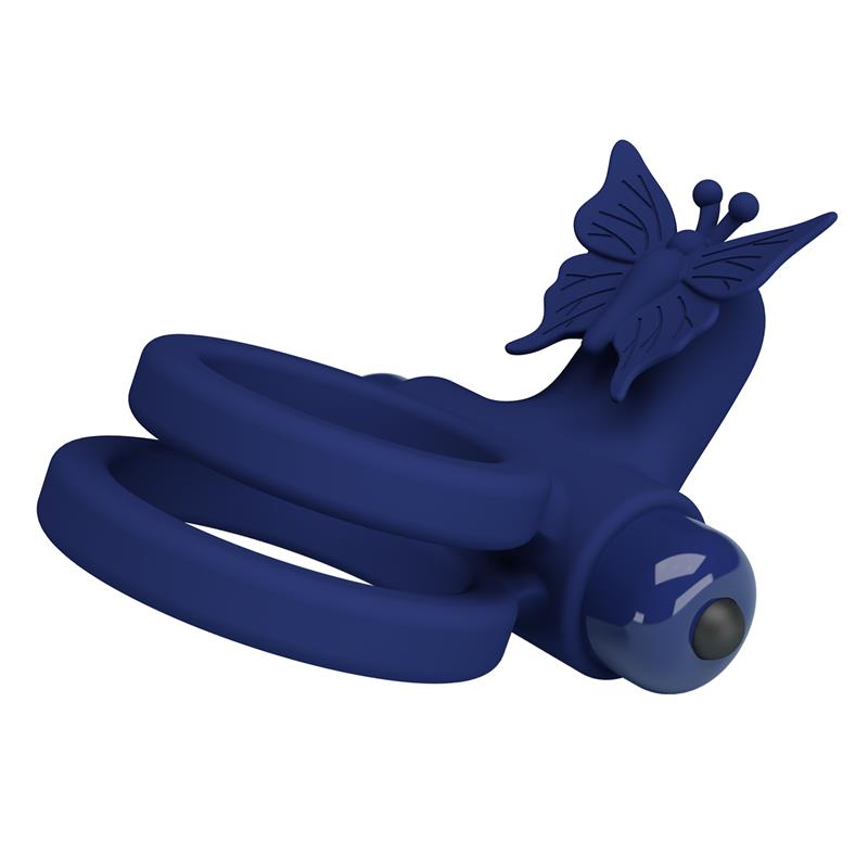 PRETTYLOVE - ANILLO DOBLE PARA EL PENE CON VIBRACIÓN