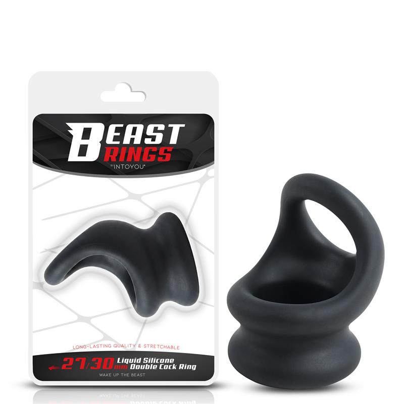 BEAST RINGS - ANILLO DOBLE SILICONA LÍQUIDA 27/30 MM
