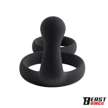BEAST RINGS - ANILLO DOBLE SILICONA SOLIDA 50/40 MM