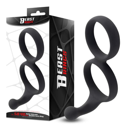 BEAST RINGS - ANILLO DOBLE SILICONA SOLIDA 50/40 MM