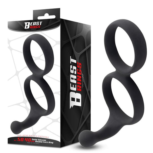 BEAST RINGS - ANILLO DOBLE SILICONA SOLIDA 50/40 MM