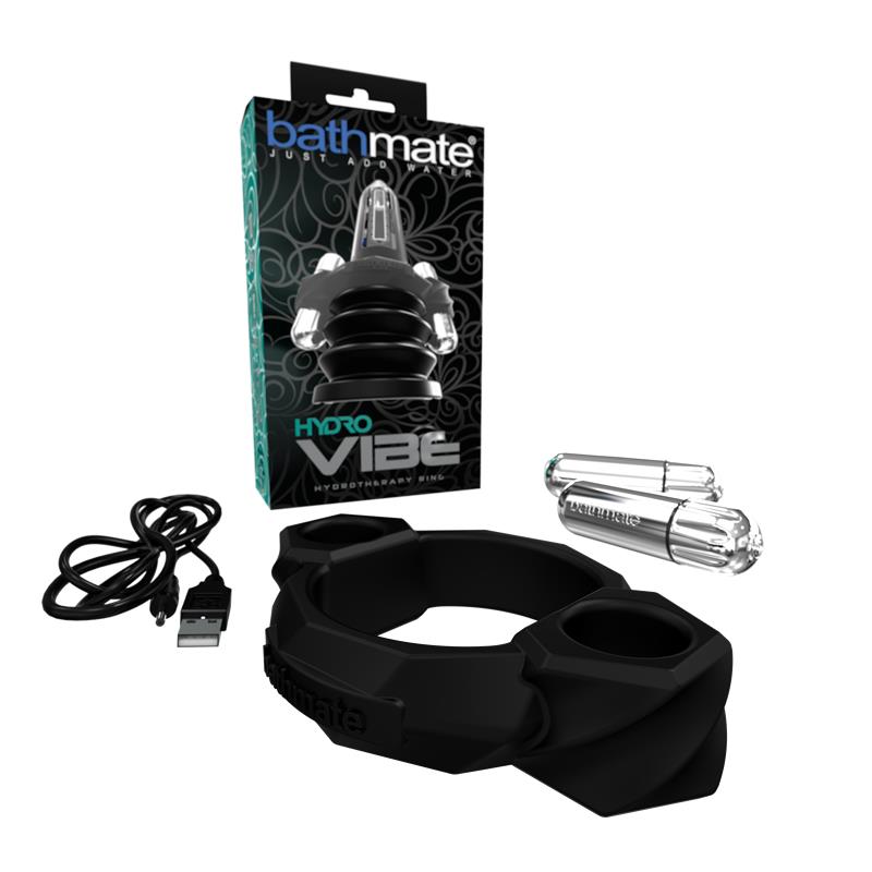 BATHMATE - ANILLO HYDRO VIBE USB SILICONA